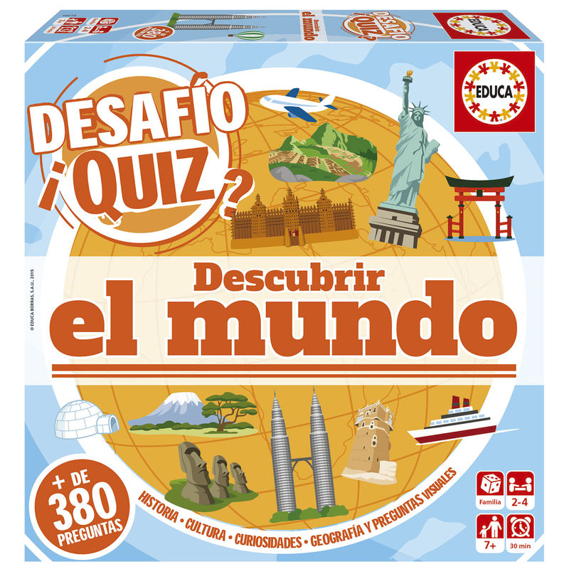 Imagen 2 de Juego Desafio Quiz Descubrir El Mundo