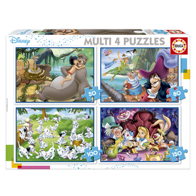 Imagen 2 de Puzzle Multi Disney 50-80-100-150Pzs