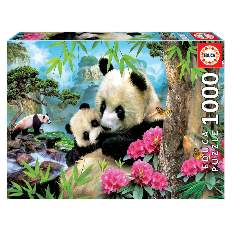 Imagen 1 de Puzzle Osos Panda 1000Pzs