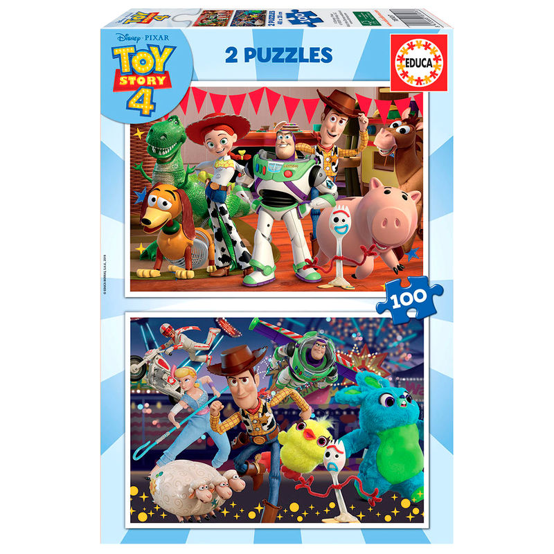 Imagen 1 de Puzzle Toy Story 4 Disney 2X100pzs