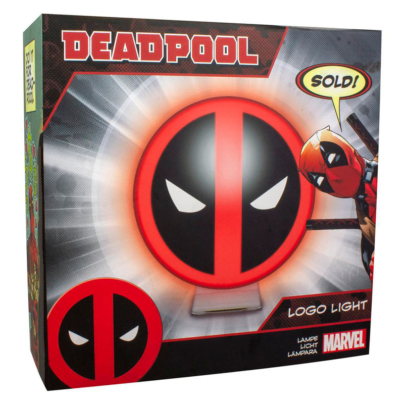 Imagen 3 de Lampara Logo Deadpool Marvel