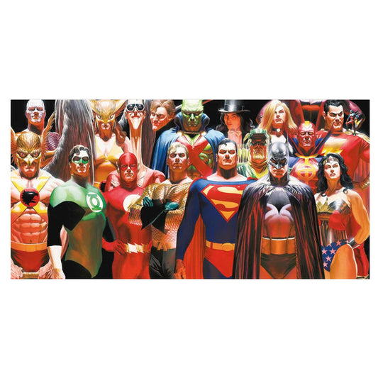 Imagen 1 - Poster Cristal Liga De La Justicia Dc Comics