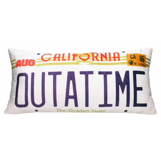 Imagen 1 - Cojin Matricula Out At Time Regreso Al Futuro