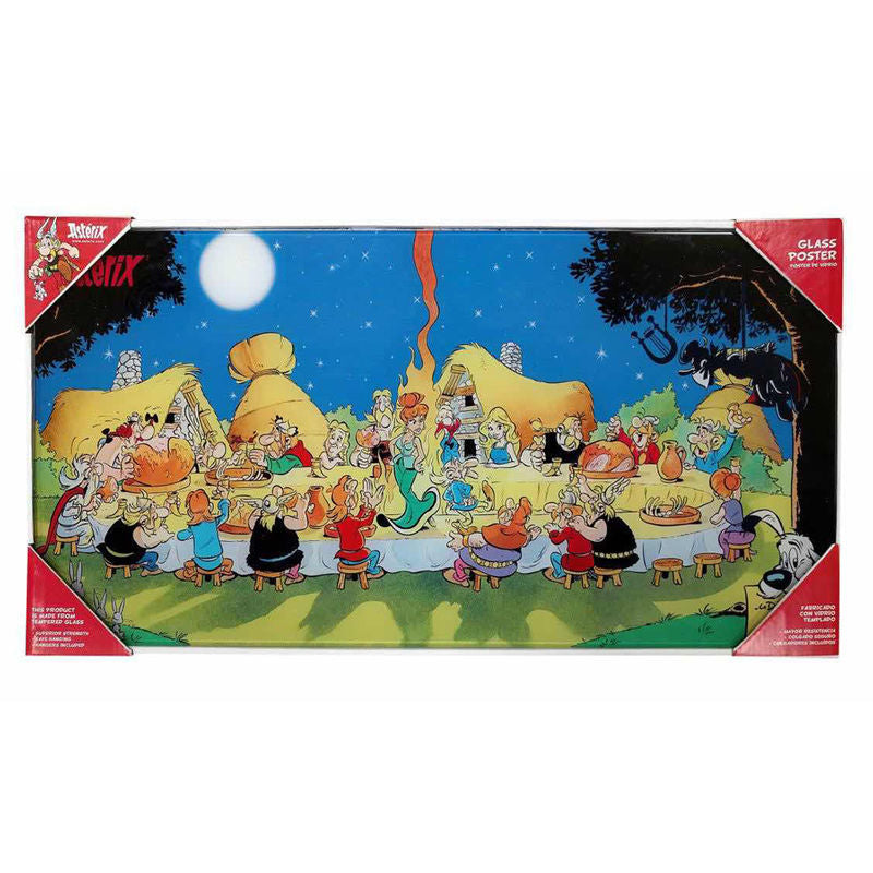 Imagen 1 - Poster Cristal Asterix Banquete