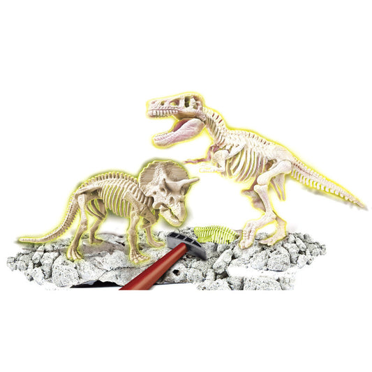 Imagen 2 - Arqueojugando T Rex Y Triceratops Fosforescente