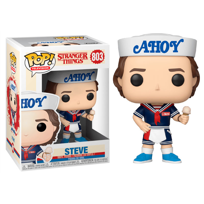 Imagen 1 de Figura Pop Stranger Things 3 Steve With Hat And Ice Cream