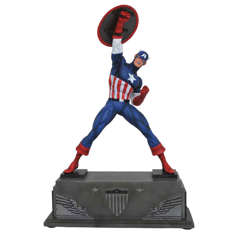 Imagen 1 de Estatua Resina Capitan America Marvel 30Cm