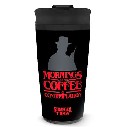 Imagen 1 de Taza Viaje Coffe And Contemplation Stranger Things