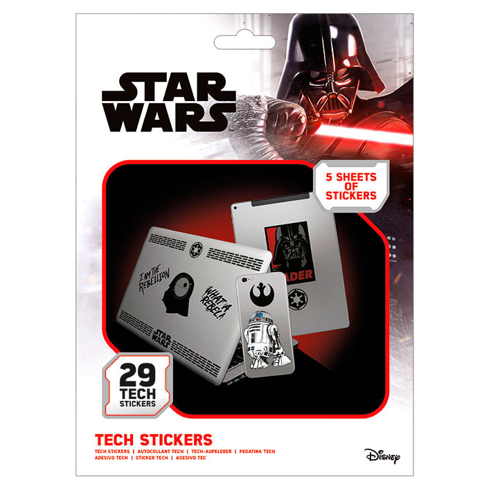 Imagen 1 de Set 29 Vinilos Star Wars