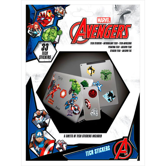 Imagen 1 de Set 33 Vinilos Vengadores Avengers Marvel