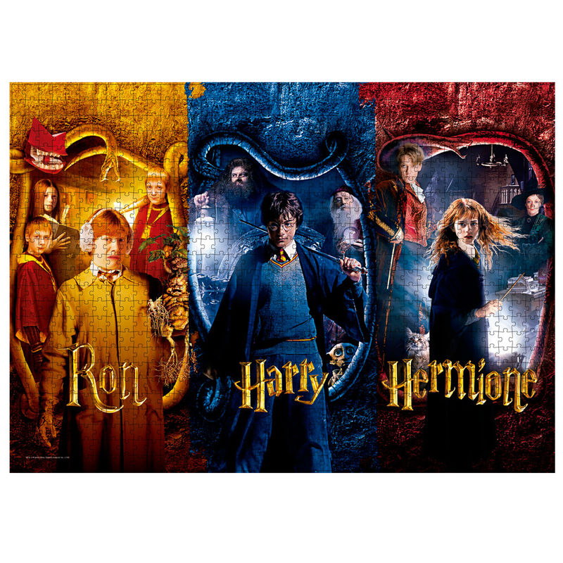 Imagen 1 - Puzzle Ron, Harry Y Hermione Harry Potter 1000Pzs