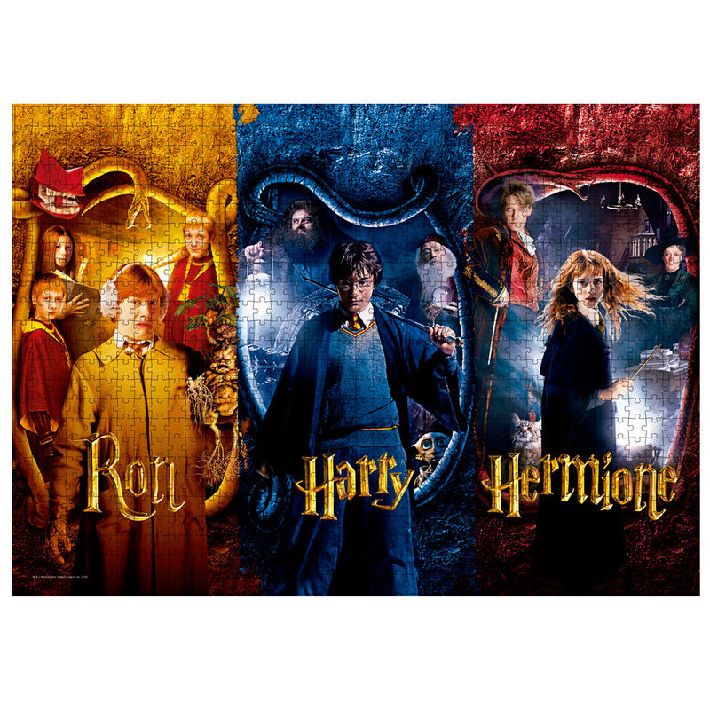 Imagen 1 de Puzzle Ron, Harry Y Hermione Harry Potter 1000Pzs