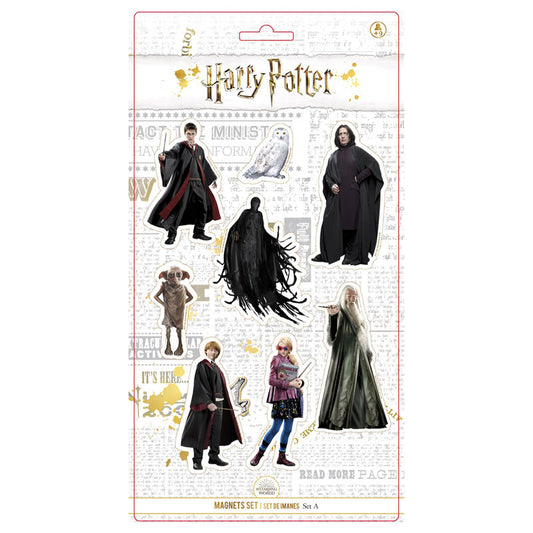 Imagen 1 de Blister 8 Imanes Personajes Harry Potter