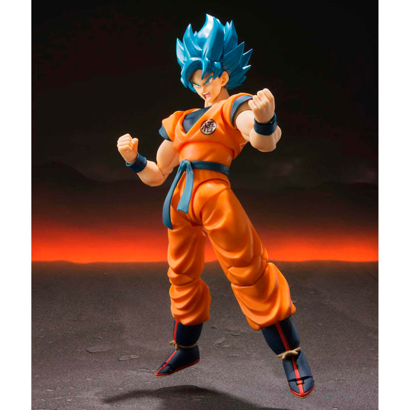 Imagen 2 de Figura Super Saiyan God Super Saiyan Son Goku Dragon Ball Super Broly 14Cm