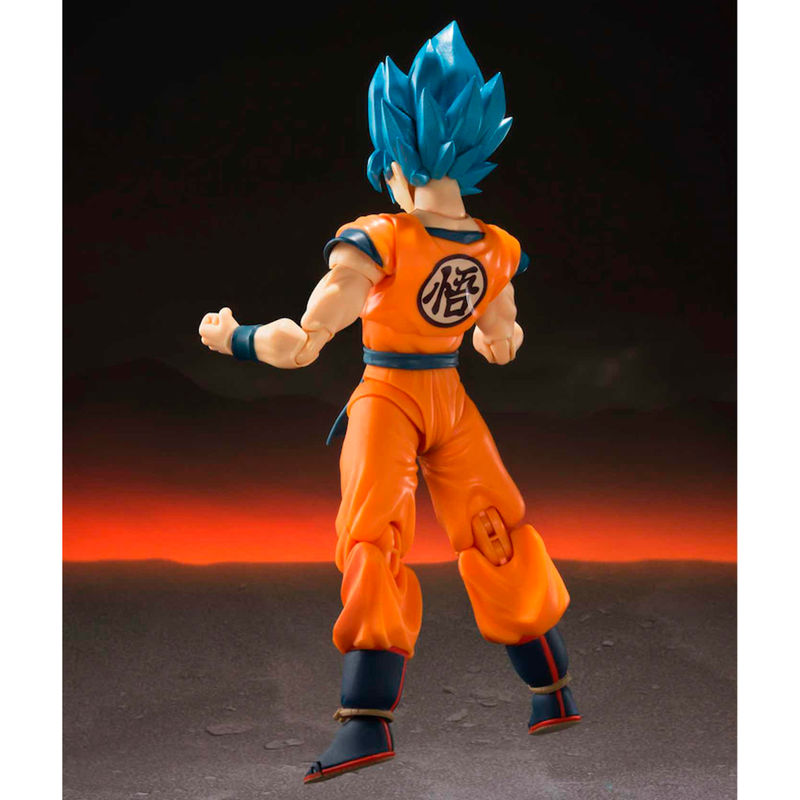 Imagen 3 de Figura Super Saiyan God Super Saiyan Son Goku Dragon Ball Super Broly 14Cm