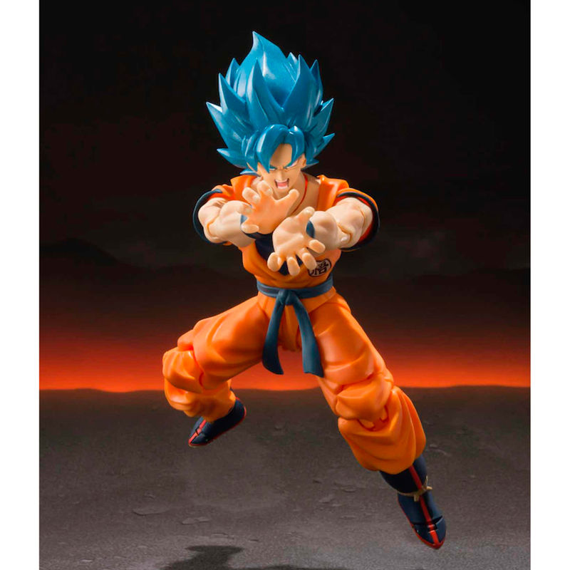 Imagen 4 de Figura Super Saiyan God Super Saiyan Son Goku Dragon Ball Super Broly 14Cm