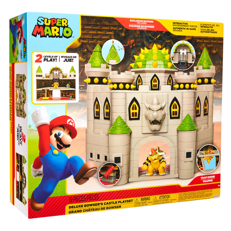 Imagen 10 de Playset Castillo Bowser Deluxe Mario Bros