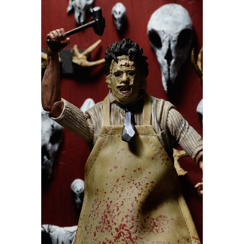 Imagen 2 - Figura Retro Ultimate Leatherface 40Th Anniversary La Matanza De Texas 18Cm