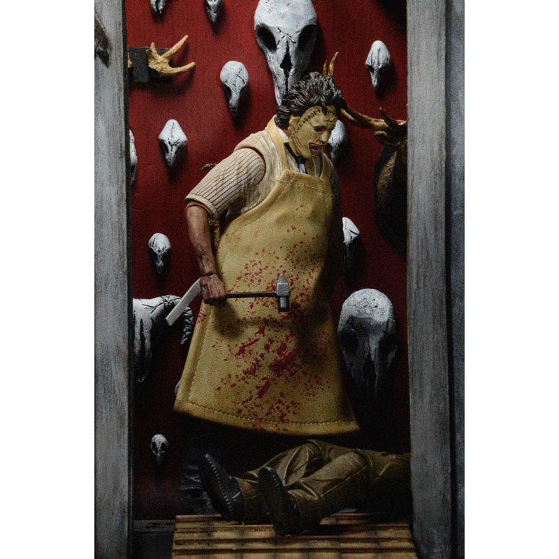 Imagen 4 - Figura Retro Ultimate Leatherface 40Th Anniversary La Matanza De Texas 18Cm