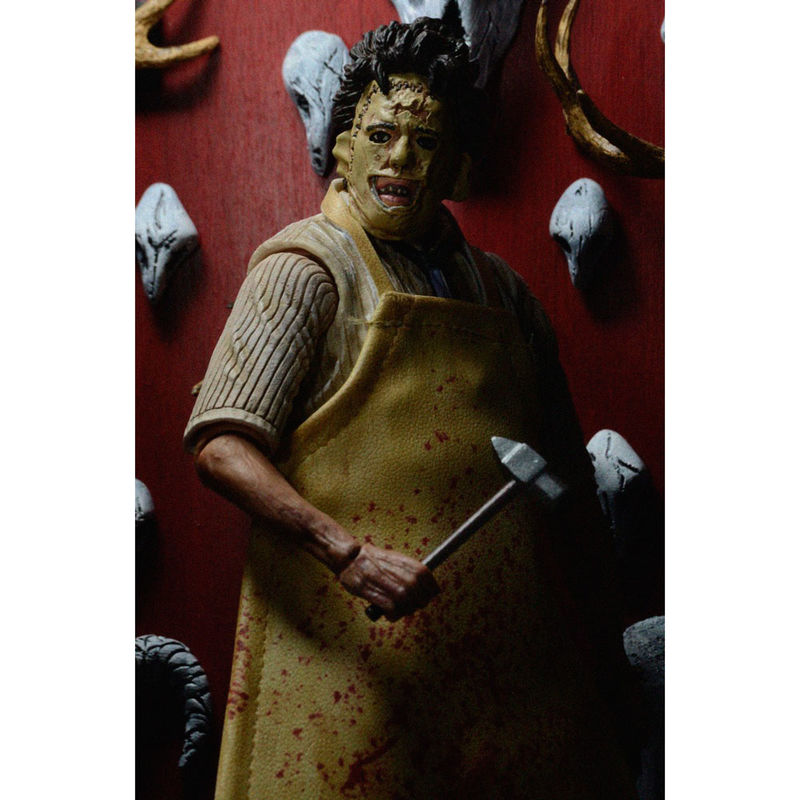 Imagen 5 - Figura Retro Ultimate Leatherface 40Th Anniversary La Matanza De Texas 18Cm
