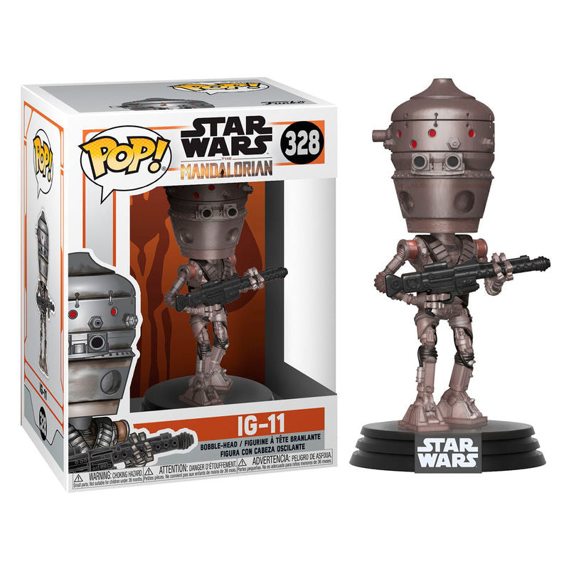 Imagen de Figura Pop Star Wars Mandalorian Ig-11 parte de nuestra colección en Espadas y más, sitio oficial.