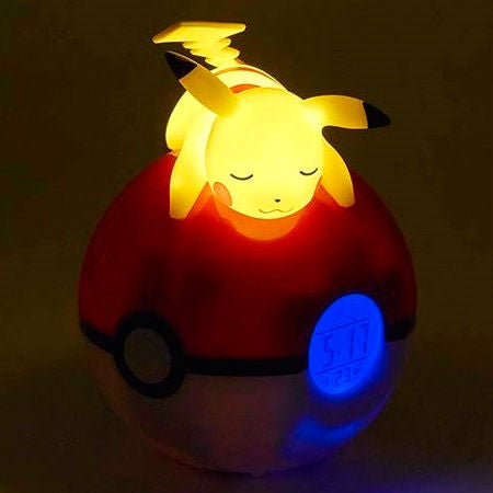 Imagen 2 de Lampara Despertador Led Pikachu Pokeball Pokemon