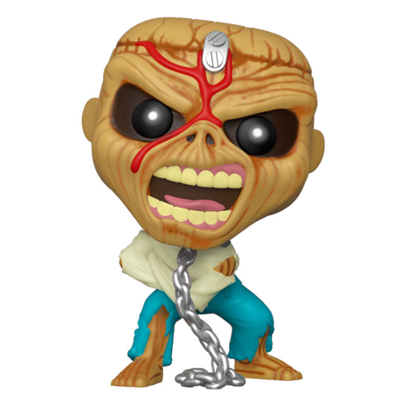 Imagen de Figura Pop Iron Maiden Piece Of Mind Skeleton Eddie parte de nuestra colección en Espadas y más, sitio oficial.