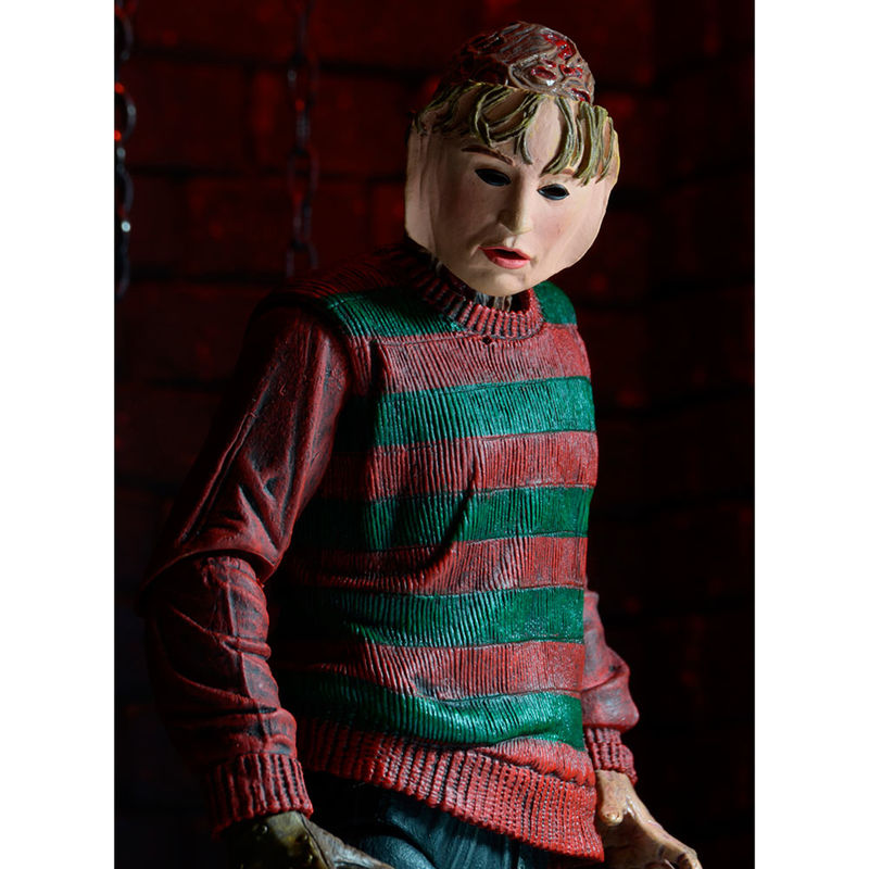 Imagen 4 - Figura Articulada Ultimate Freddy Krueger 30Th Anniversary Pesadilla En Elm Street 18Cm