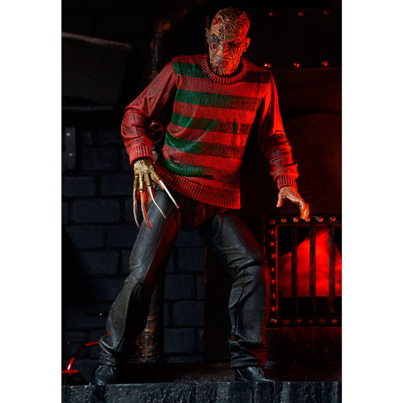 Imagen 8 - Figura Articulada Ultimate Freddy Krueger 30Th Anniversary Pesadilla En Elm Street 18Cm