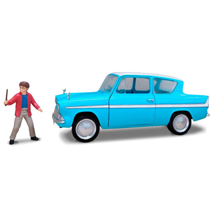 Imagen 3 de Blister Figura Harry + Coche Ford Anglia Harry Potter