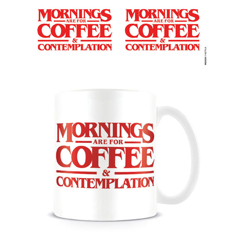 Imagen 1 de Taza Mornings Are For Coffee Stranger Things