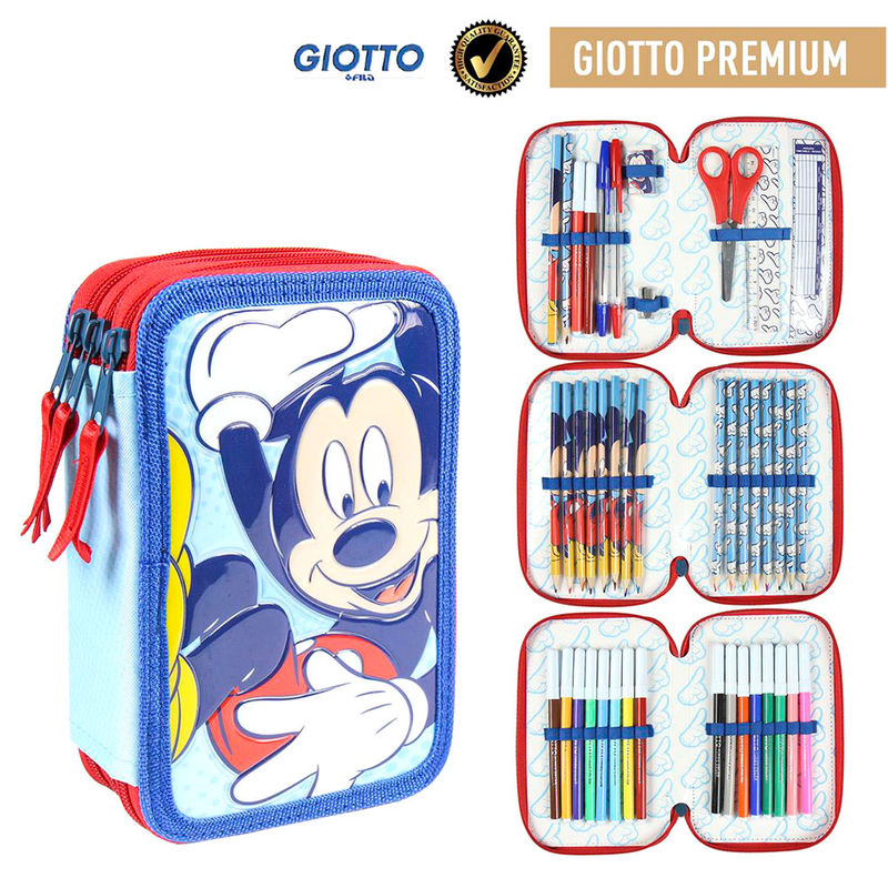 Imagen 5 de Plumier Giotto Mickey Disney Triple