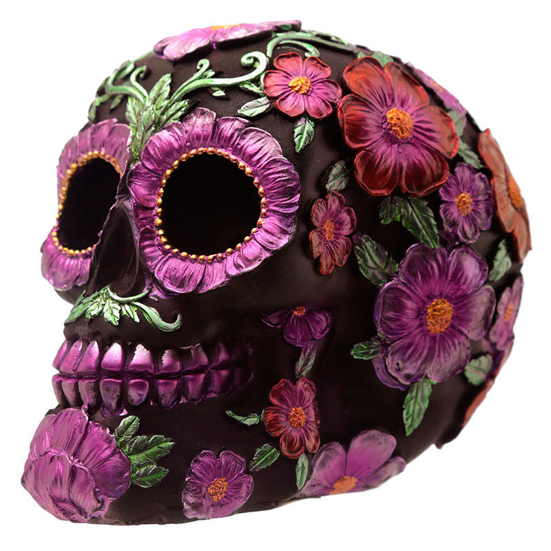 Imagen 1 de Figura Calavera Dia De Los Muertos Floral Surtido