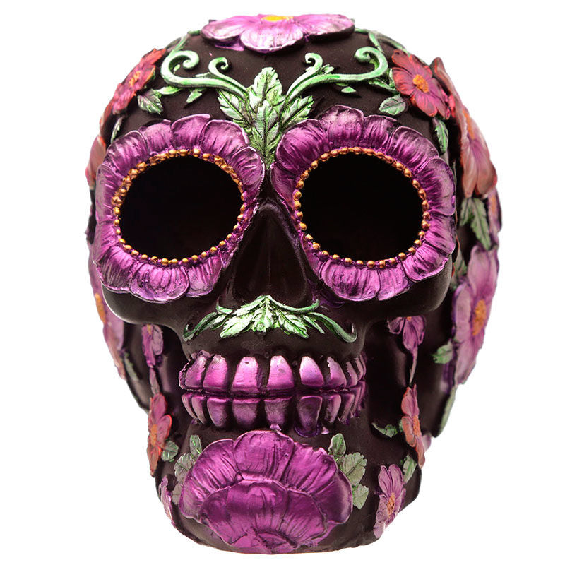 Imagen 2 de Figura Calavera Dia De Los Muertos Floral Surtido