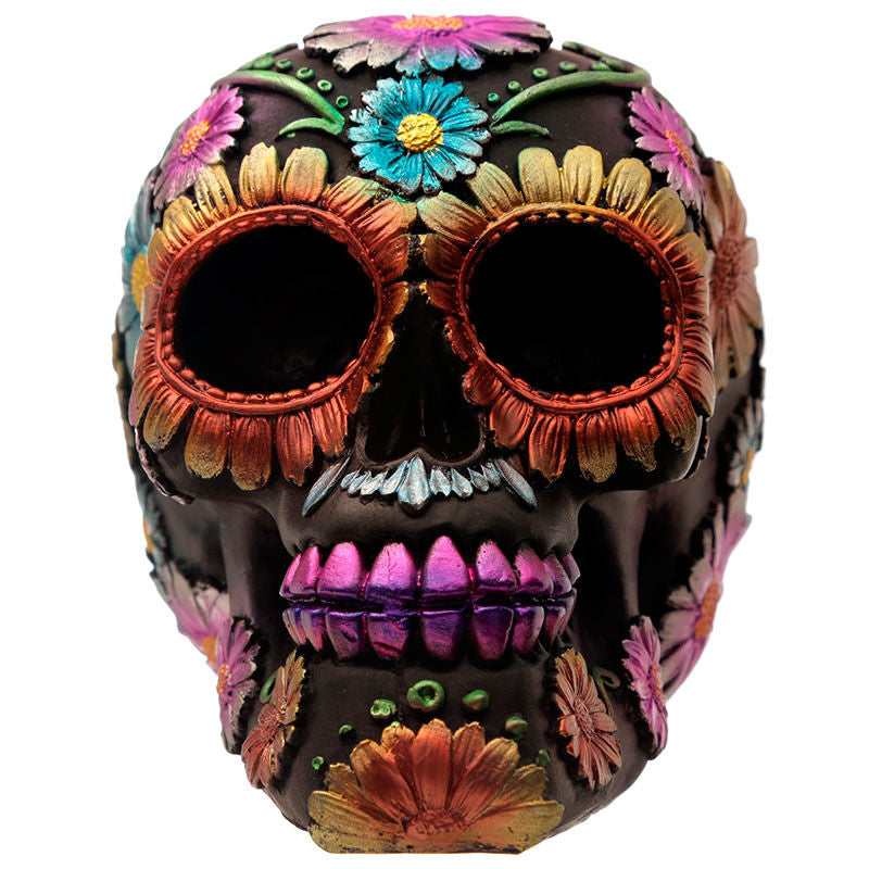 Imagen 3 de Figura Calavera Dia De Los Muertos Floral Surtido