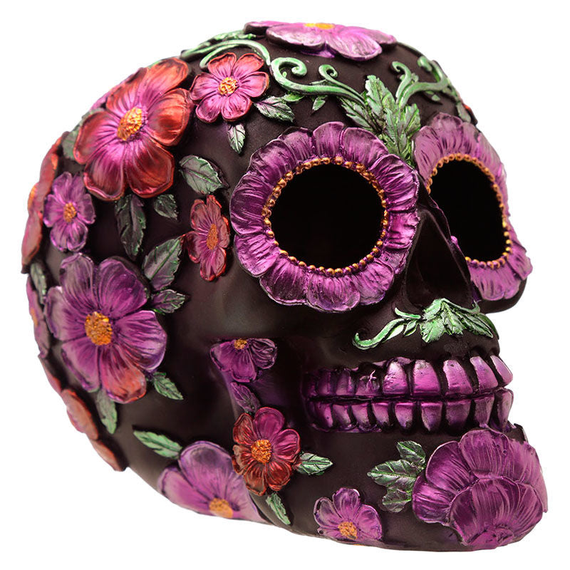 Imagen 4 de Figura Calavera Dia De Los Muertos Floral Surtido