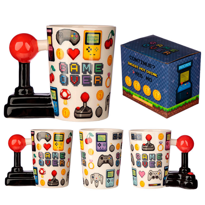 Imagen 5 - Taza Asa 3D Joystick Pixel Game Over