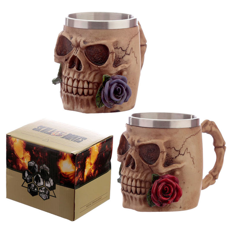 Imagen 4 de Taza Calavera Y Rosas Surtido