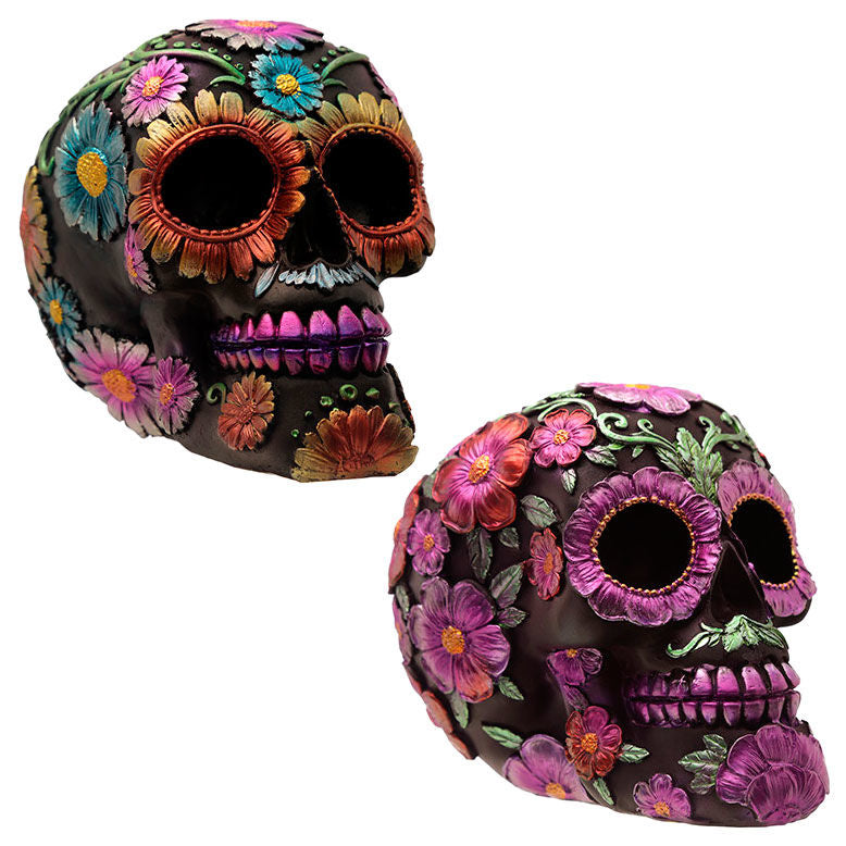 Imagen 6 de Figura Calavera Dia De Los Muertos Floral Surtido