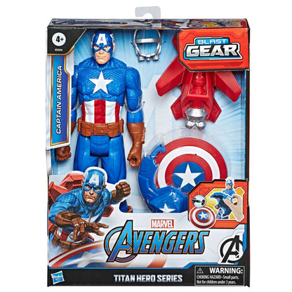Imagen 2 de Figura Titan Capitan America Vengadores Avengers Marvel