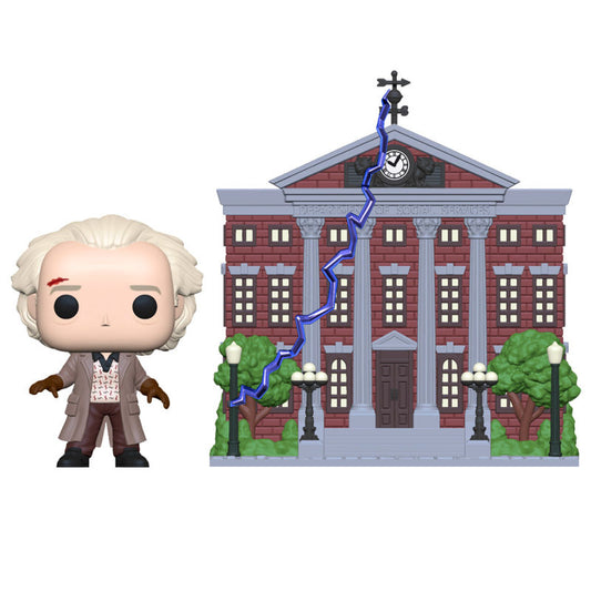 Imagen 1 de Figura Pop Back To The Future Doc With Clock Tower