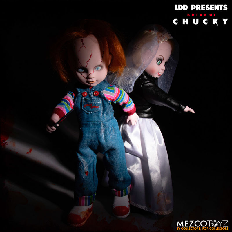 Imagen de Set 2 Muñecos Chucky And Tifanny Living Dead Dolls 25Cm parte de nuestra colección en Espadas y más, sitio oficial.