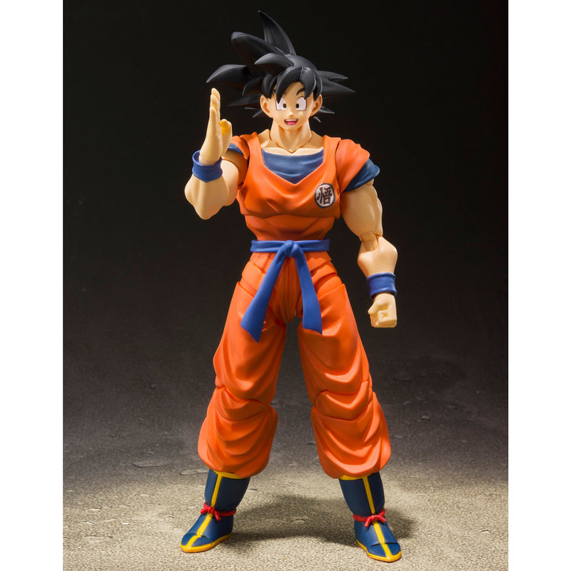 Imagen de Figura Son Goku Saiyan Raised On Earth Dragon Ball 14Cm parte de nuestra colección en Espadas y más, sitio oficial.