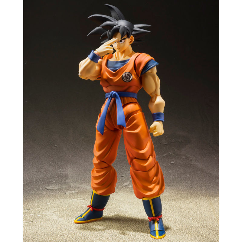 Imagen de Figura Son Goku Saiyan Raised On Earth Dragon Ball 14Cm parte de nuestra colección en Espadas y más, sitio oficial.