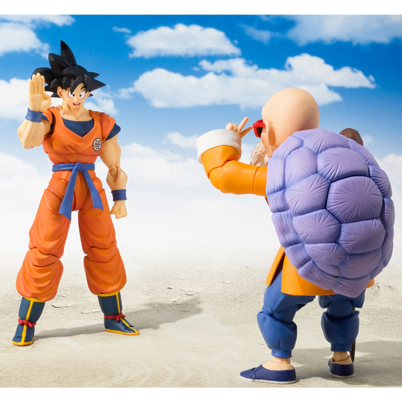 Imagen de Figura Son Goku Saiyan Raised On Earth Dragon Ball 14Cm parte de nuestra colección en Espadas y más, sitio oficial.