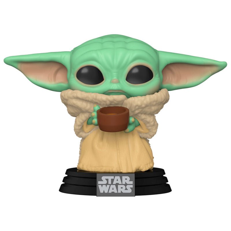 Imagen 2 de Funko Pop Star Wars Mandalorian The Child With Cup