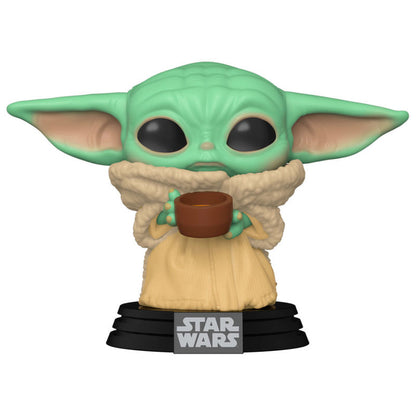 Imagen 2 de Funko Pop Star Wars Mandalorian The Child With Cup