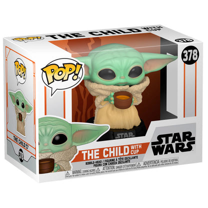 Imagen 3 de Funko Pop Star Wars Mandalorian The Child With Cup