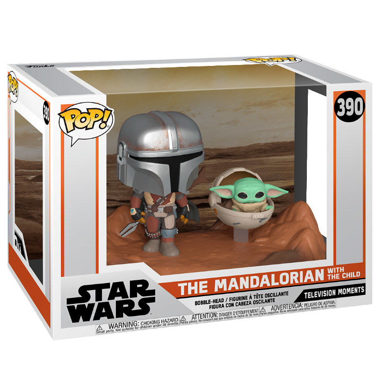Imagen 2 de Figura Pop Star Wars Mandalorian - The Child And Mandalorian