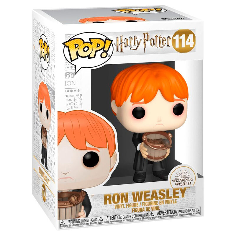 Imagen 2 de Figura Pop Harry Potter Ron Puking Slugs With Bucket